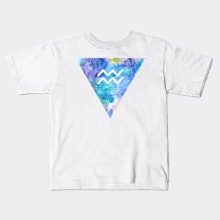 Aquarius Zodiac Kids T-Shirt